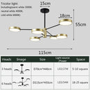 lustre moderne à leds éclairage nordique créatif intérieur