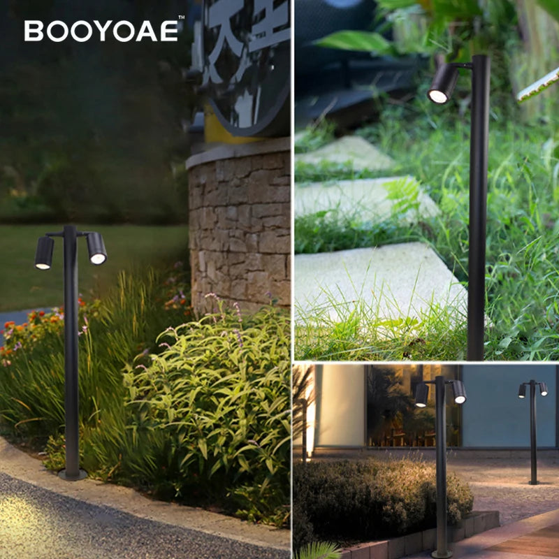 Lumière de pelouse lumières extérieures moderne en aluminium étanche IP54 paysage lumières LED de jardin 110V 220V cour paysage pelouse lumière - vue 4 sur 14