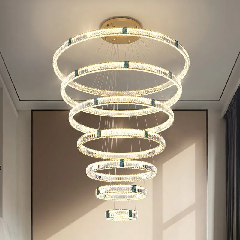 suspension en cristal design moderne pour intérieur élégant - vue 3 sur 16