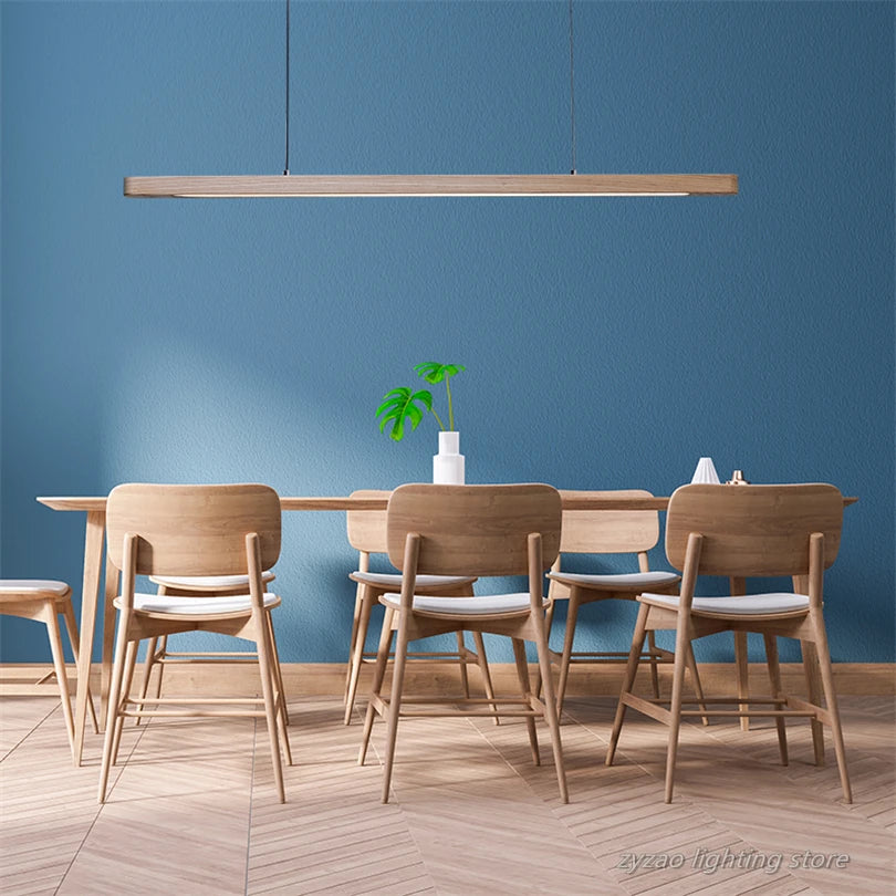 suspension en bois nordique pour décoration intérieure moderne - vue 4 sur 8