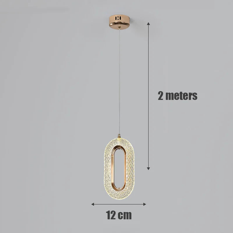 Suspension LED au design nordique suspendu