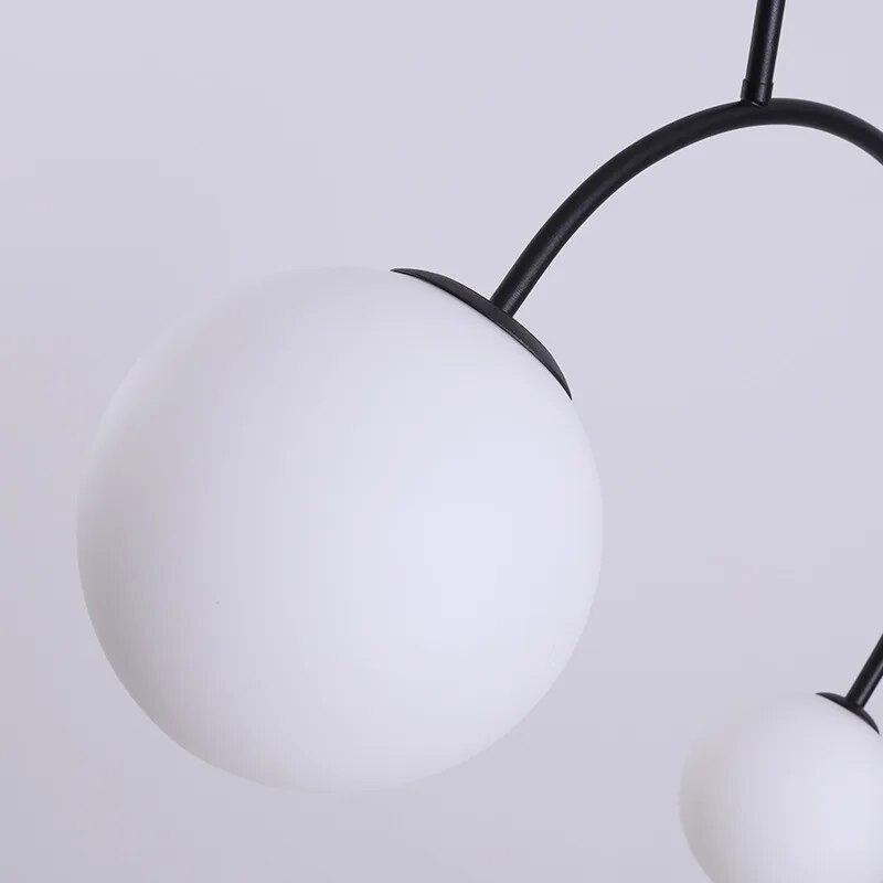 lustre c forme décoration éclairage led - vue 8 sur 7