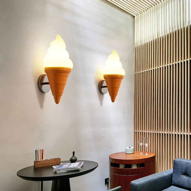 applique murale design nordique en forme de crème glacée - vue 4 sur 10