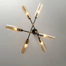 lustre en verre au design nordique et créatif