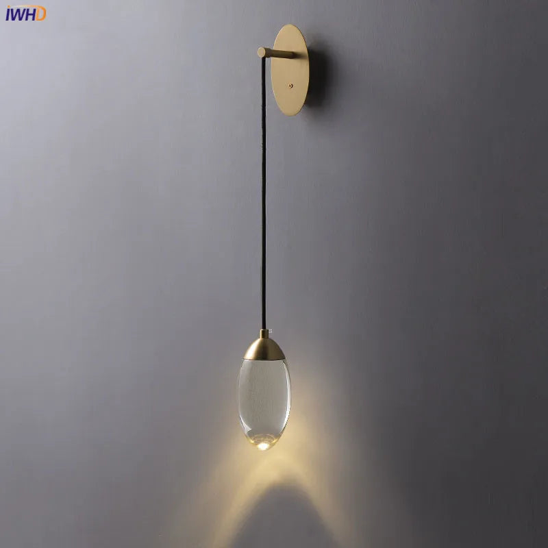 applique murale LED luxe cristal Wandlamp - vue 3 sur 6