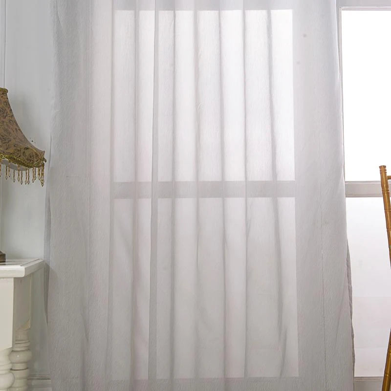 Voilage jacquard floral style rétro pour salon chambre