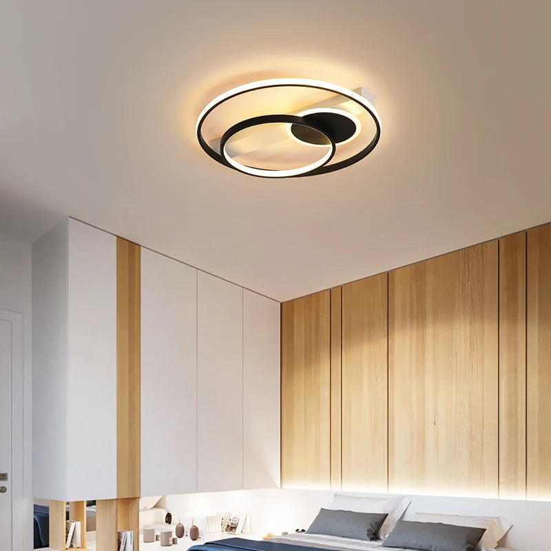 plafonnier moderne ultra mince design simple pour intérieur lumineux - vue 6 sur 12