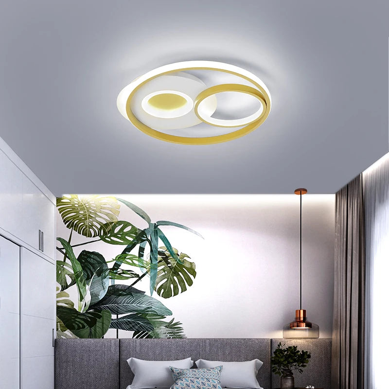 plafonnier moderne à leds ultra mince pour intérieur élégant - vue 4 sur 10