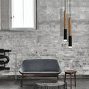 Bois suspension LED lumière 7W lampe suspendue salle à manger/salon cuisine île boutique bar café droplight Long Tube lampes suspendues nordiques