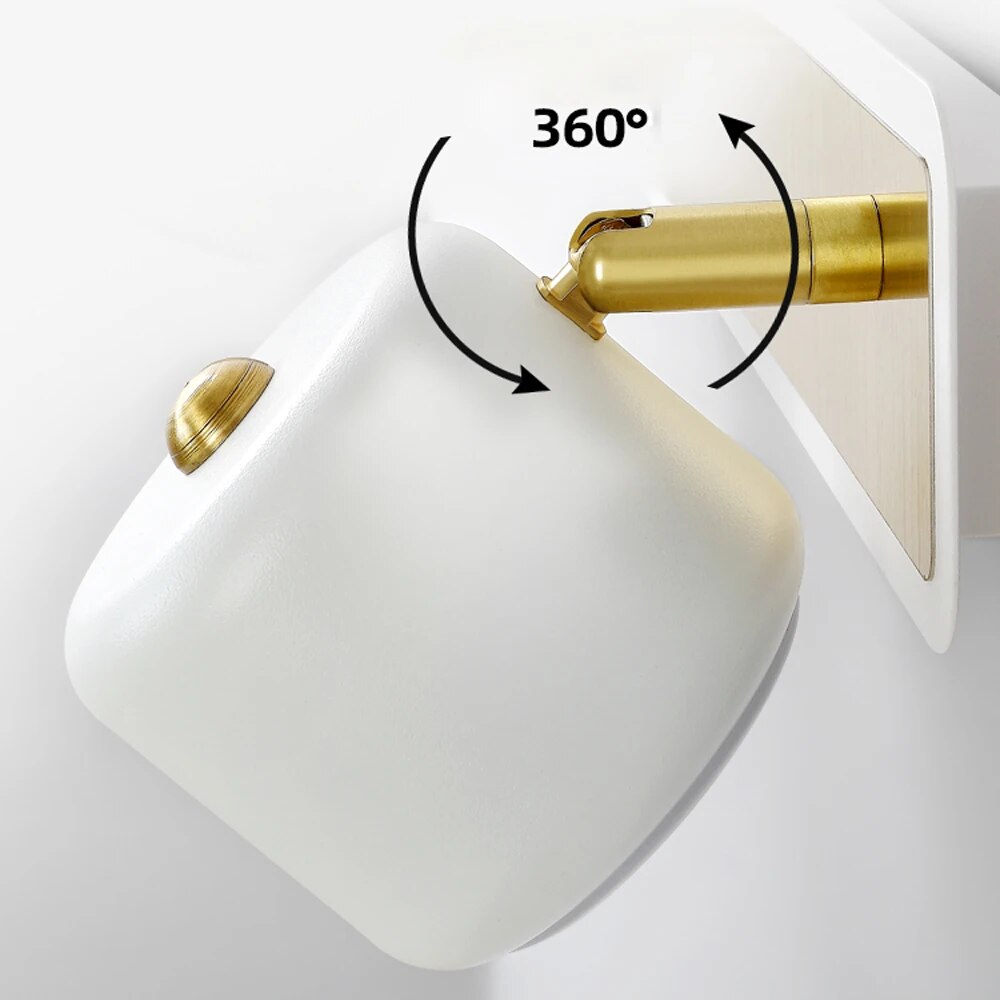 Applique murale LED nordique avec interrupteur 5W - vue 7 sur 10