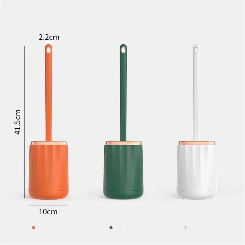 ensemble de brosses de toilette légères et durables pour salle de bain