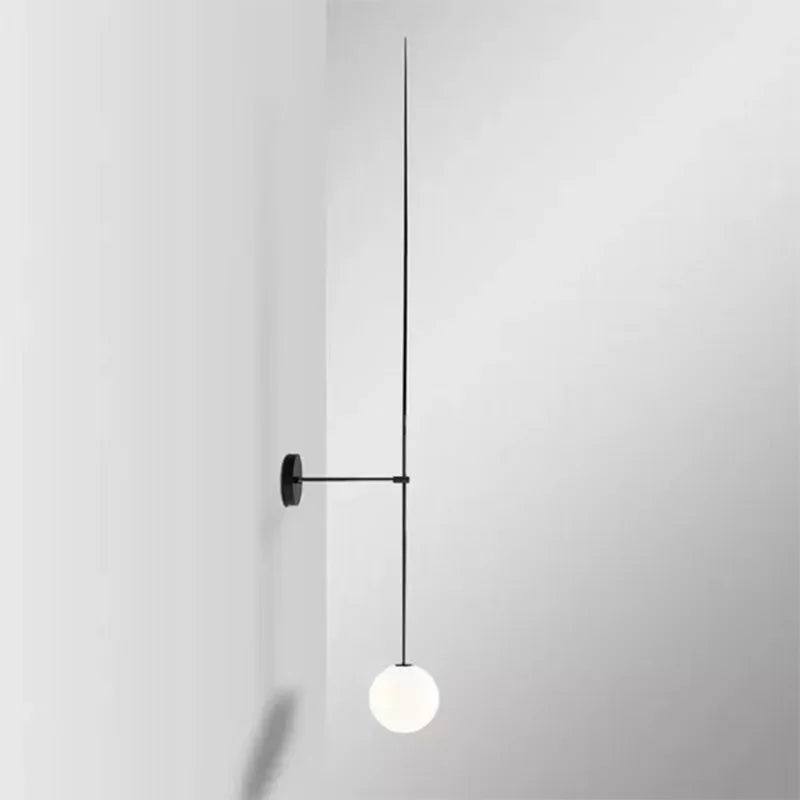 suspension moderne en métal noir pour intérieur contemporain - vue 5 sur 14