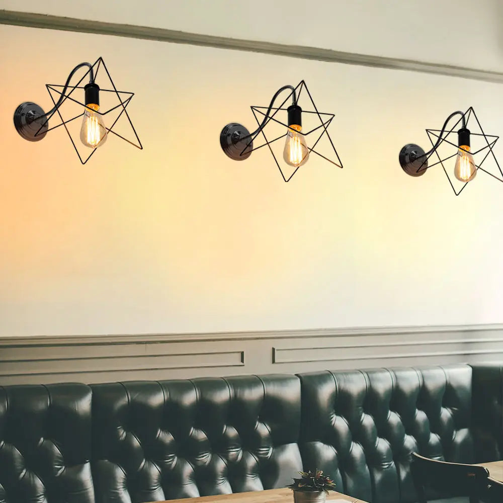 Applique murale Led industrielle rétro Loft - vue 8 sur 7