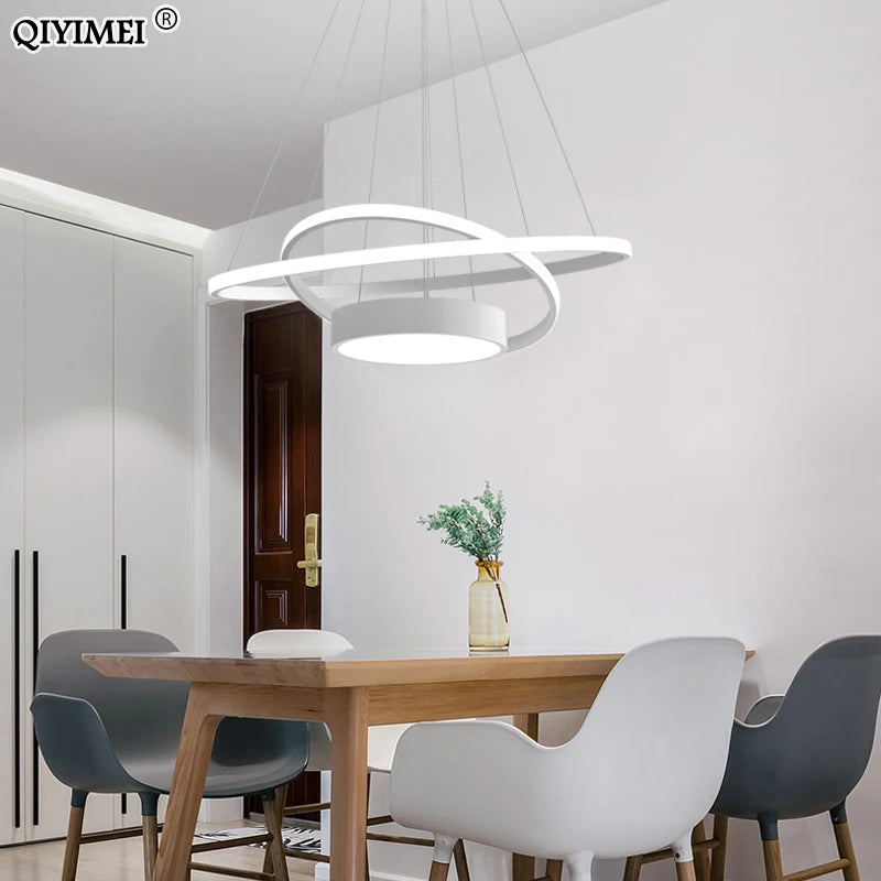 lampes suspendues led modernes luminaires d'intérieur abajur