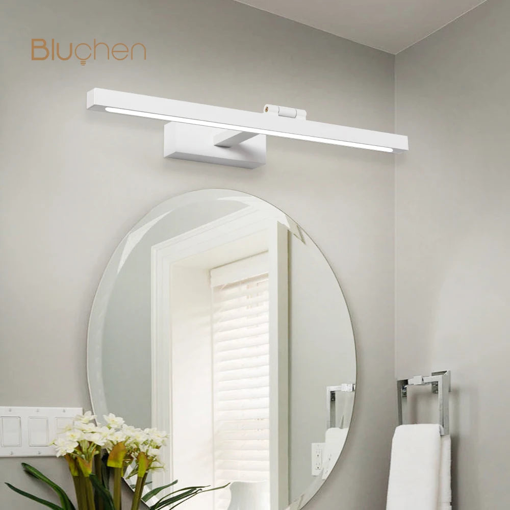 applique murale led moderne décorative d'intérieur idéale pour miroir - vue 4 sur 10