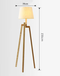 lampadaire nordique en bois design créatif à trois pieds