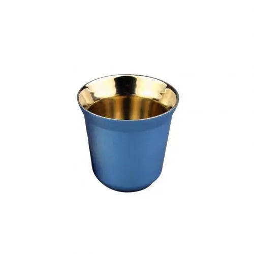 Tasses expresso inox double paroi 80ml lot 4