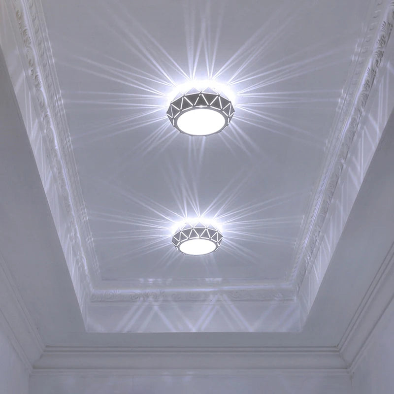 Plafonnier LED moderne simplicité 5W 12W - vue 4 sur 18