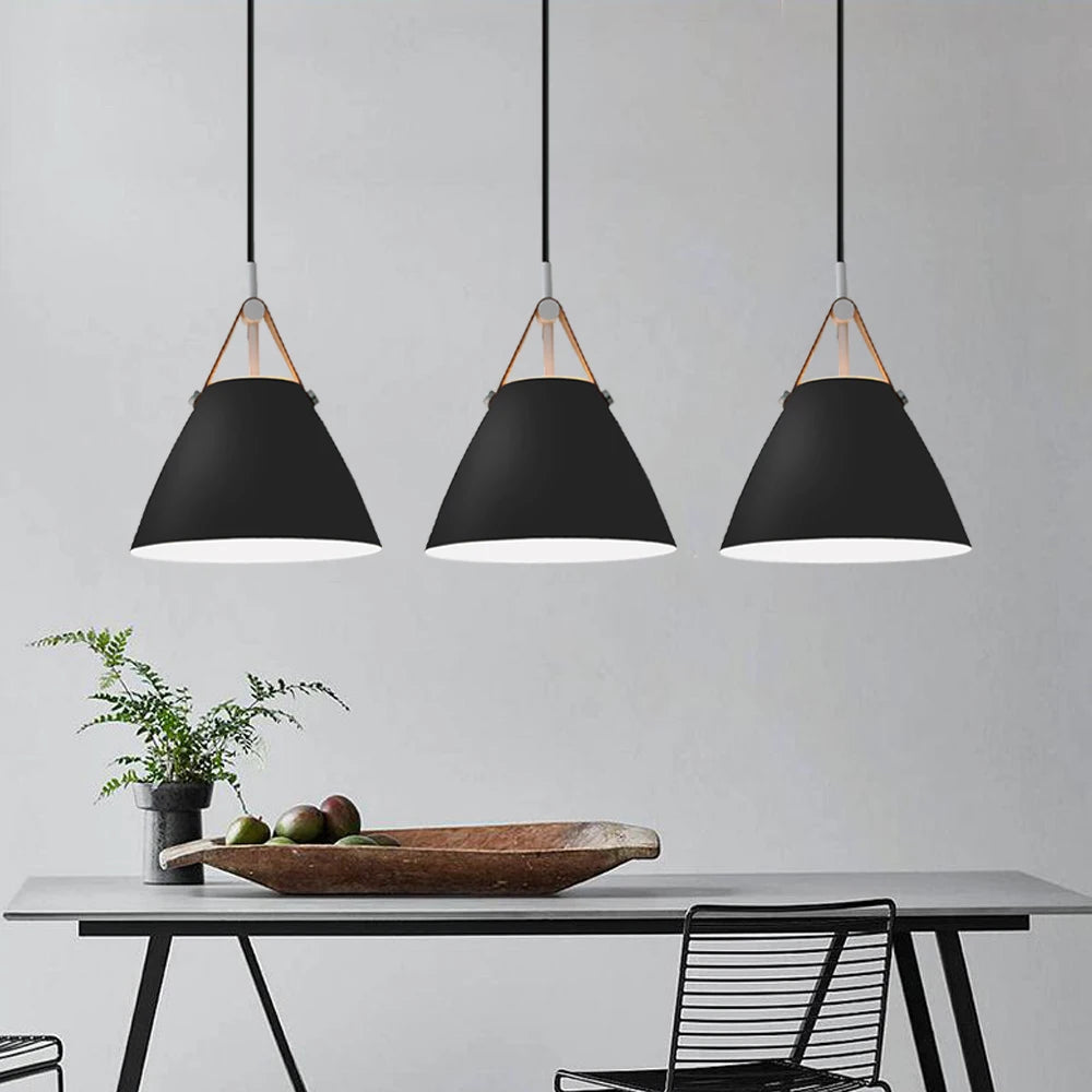 lampe led suspendue design nordique moderne décorative - vue 3 sur 7