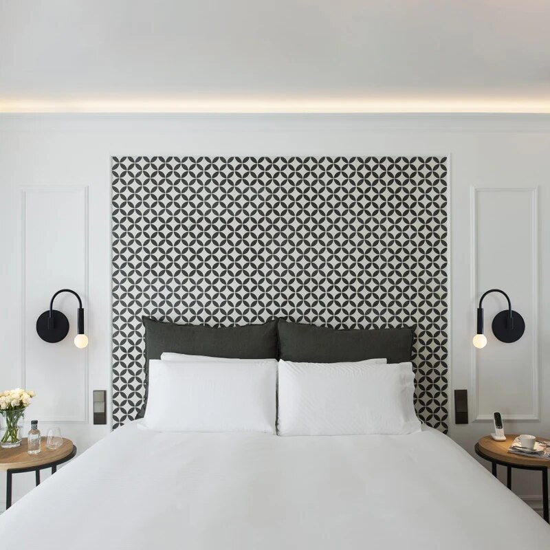 applique murale led nordique intérieur éclairage décoration - vue 6 sur 7