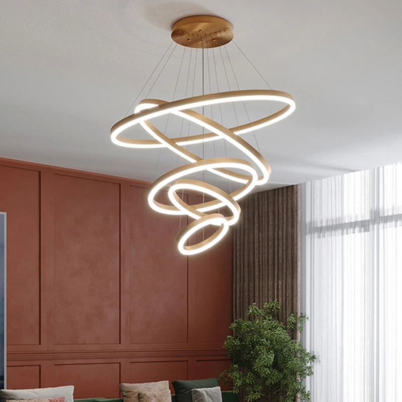lustre moderne pour éclairage intérieur décoratif suspendu - vue 3 sur 18