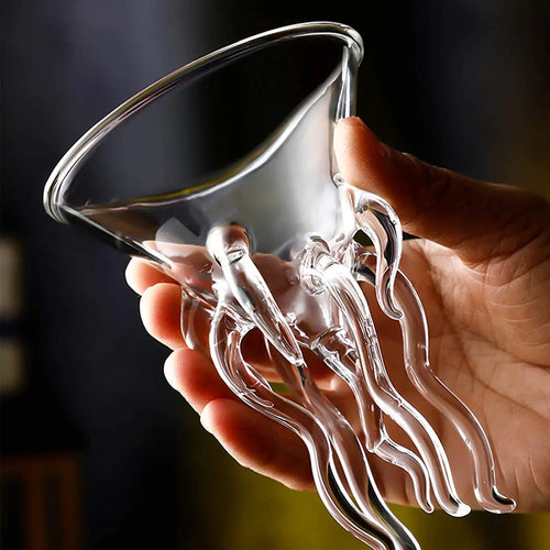 Verre cocktail original motifs animaux decoration fete soiree