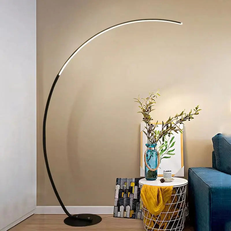 Lampadaire LED à arc moderne nordique