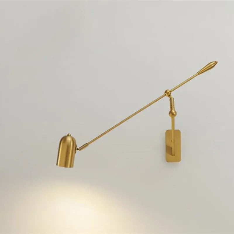 applique murale à led rétractable avec bras pliable - vue 4 sur 10
