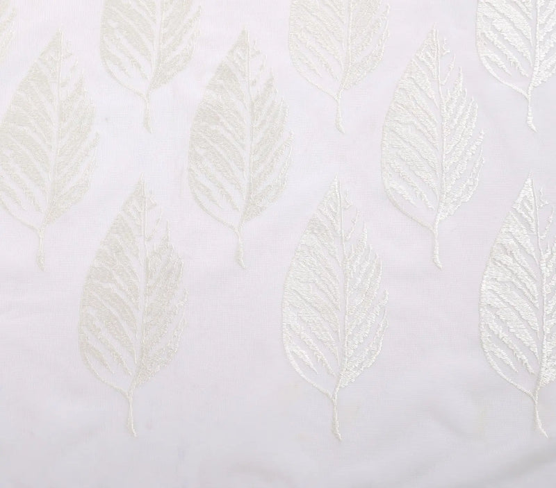 Voilage tulle brodé fleurs style européen salon chambre