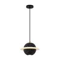 Lampe led suspendue ciment design moderne