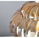 suspension en verre cuivre pour restaurant bar et loft