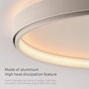 Plafonnier en silicone ultra-mince moderne LED