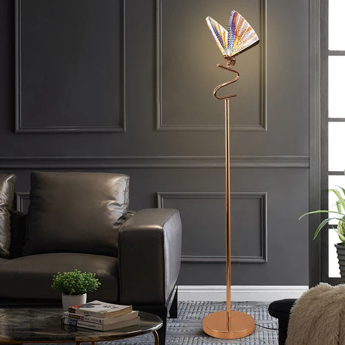 lampe à poser papillon design moderne veilleuse créative luminaire luxe