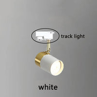 plafonnier sur rail avec éclairage led