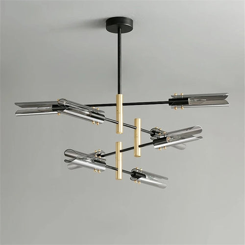 lustre en verre au design nordique et créatif