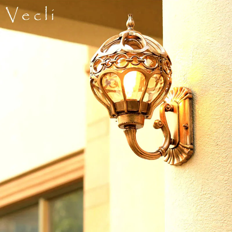 Applique murale étanche extérieure rétro extérieur intérieur Villa jardin lampe de jardin extérieur mur allée couloir balcon décoration - vue 9 sur 8