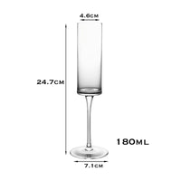 Verres a pied cocktail champagne martini vin design