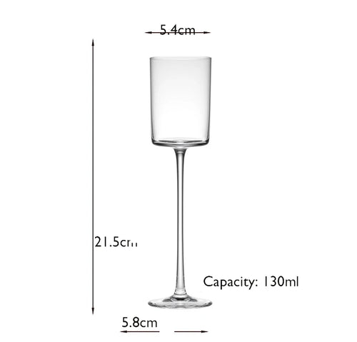 Verre à cocktail élégant style margarita champagne