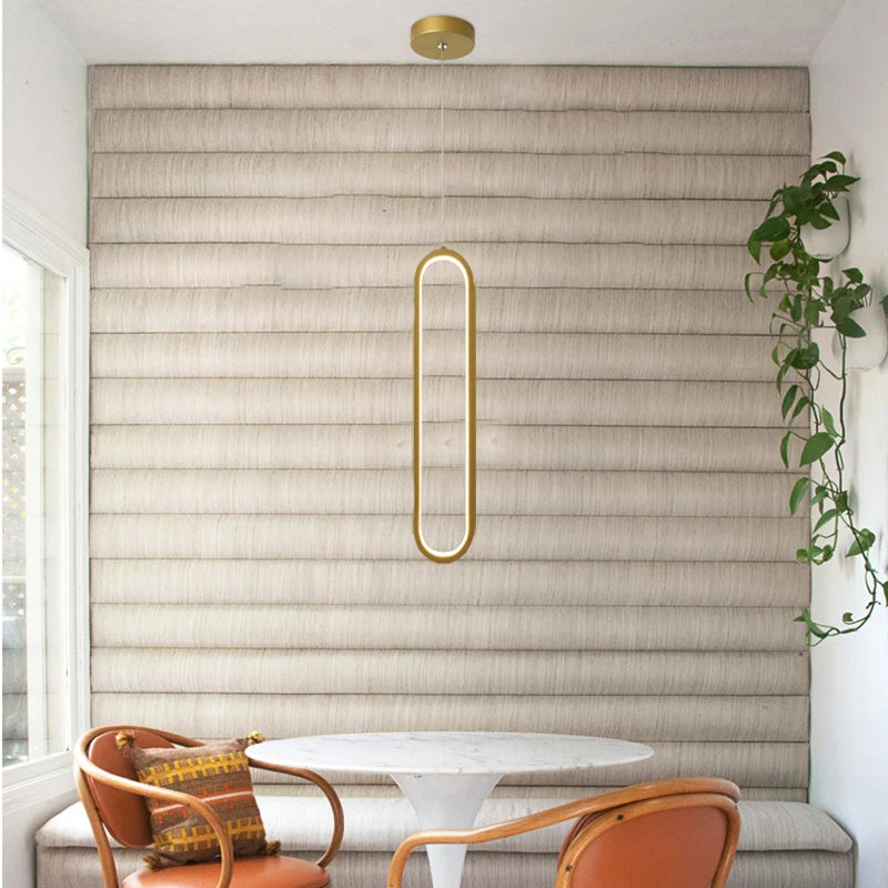 suspension led de style moderne et minimaliste - vue 6 sur 11