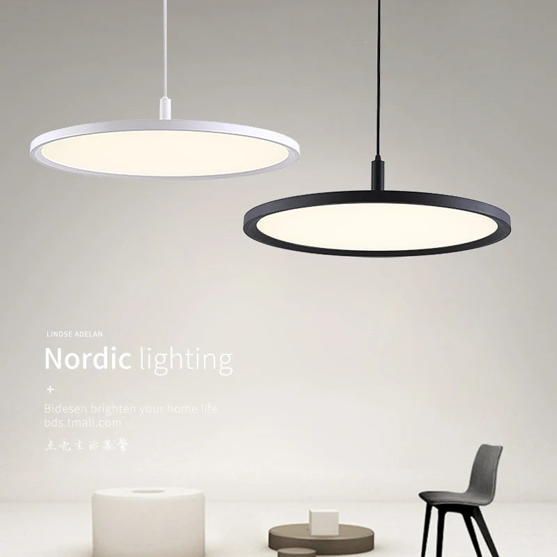 lustre moderne design nordique simple tête ronde créative lumineuse