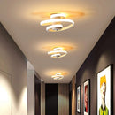 Plafonnier LED moderne en forme de spirale