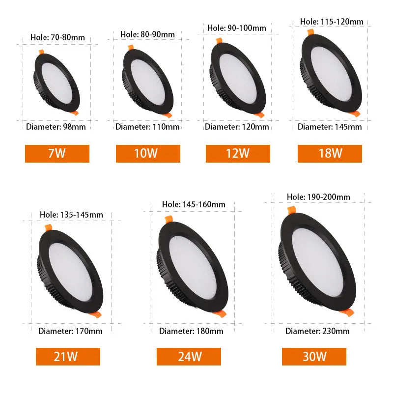 plafonnier led encastrable ultra fin pour éclairage intérieur - vue 5 sur 7