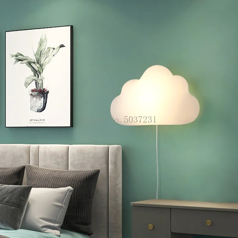 applique murale nuage décorative pour chambre enfant design créatif - vue 5 sur 11