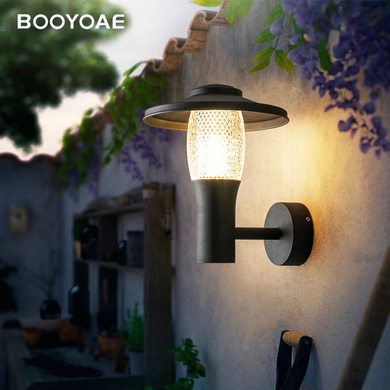Éclairage mural extérieur Led lampe décorative moderne étanche porche entrée balcon applique terrasse lampe jardin appliques - vue 2 sur 7