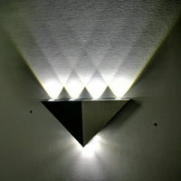 5W brossé noir argent Double têtes applique LED haut vers le bas appliques côté couloir salon chevet mur luminaire