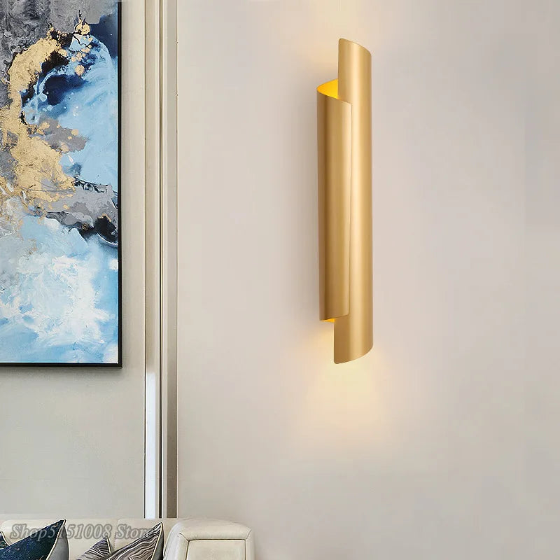 applique murale nordique en métal design moderne luminaire industriel décoratif
