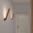 applique murale en bois avec chargement usb et luminosité réglable