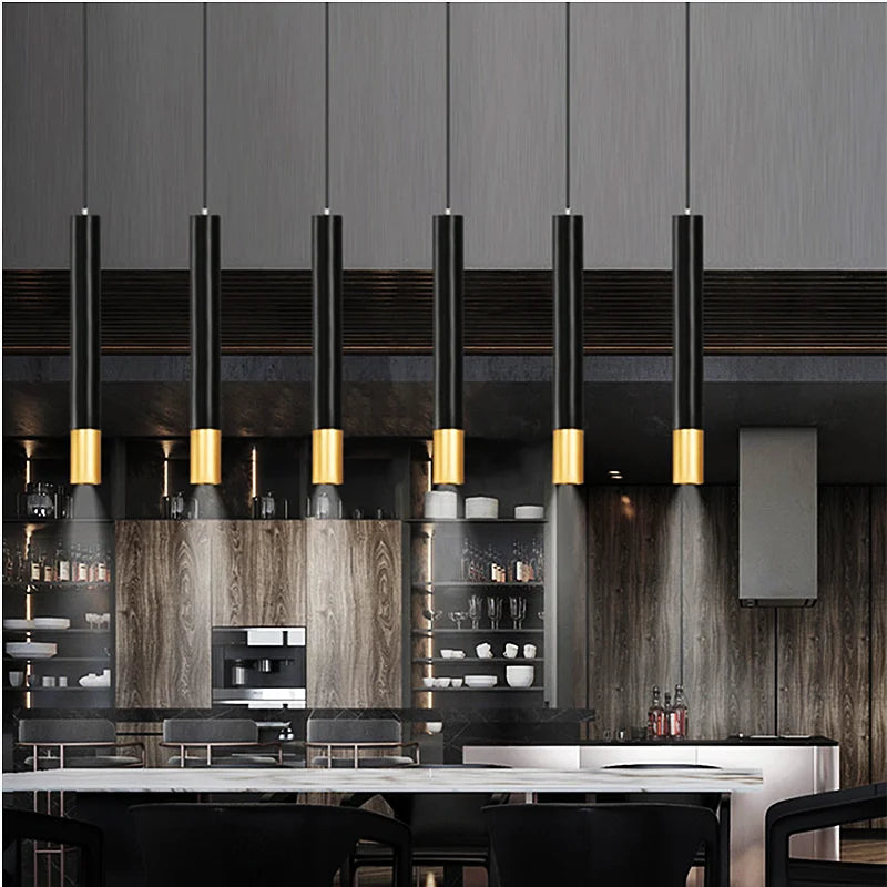 suspension nordique à led avec intensité variable décorative - vue 5 sur 5