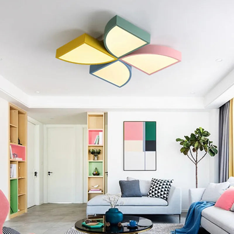 plafonnier moderne design pour chambre d'enfants lumineux et coloré - vue 8 sur 8
