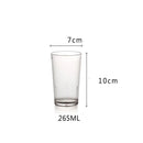 Ensemble 6 verres acrylique incassables style cristallin moderne